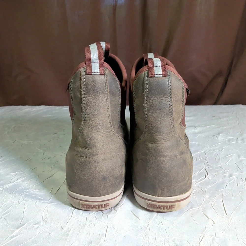Xtratuf Deck Boots Mens Size 14 Gray Waterproof WP Outdoor Gorpcore Rain Boots